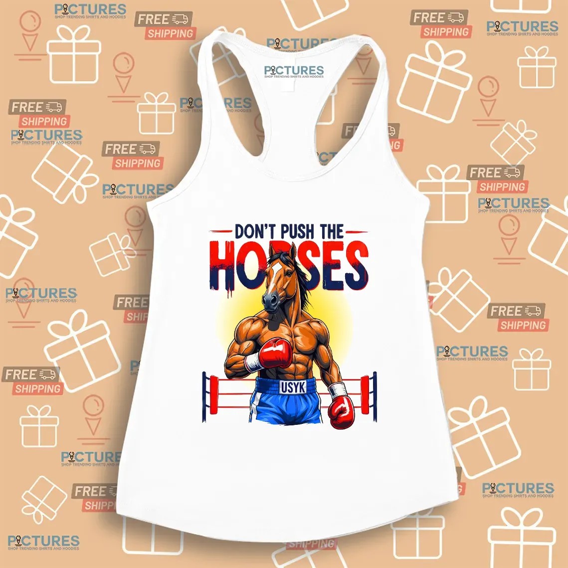 Don't Push The Horses Oleksandr Usyk Fan Art T Shirt