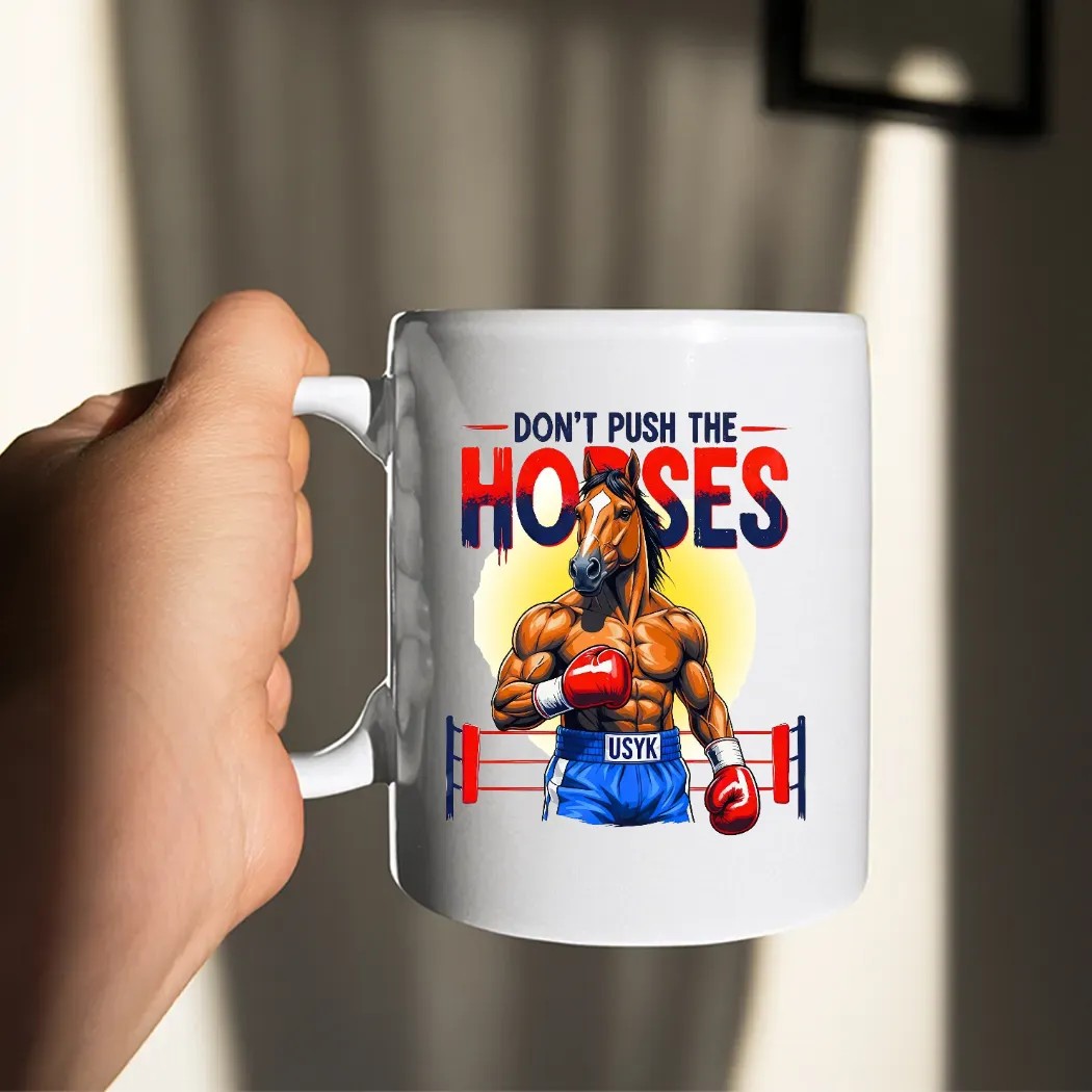 Don't Push The Horses Oleksandr Usyk Fan Art T Shirt