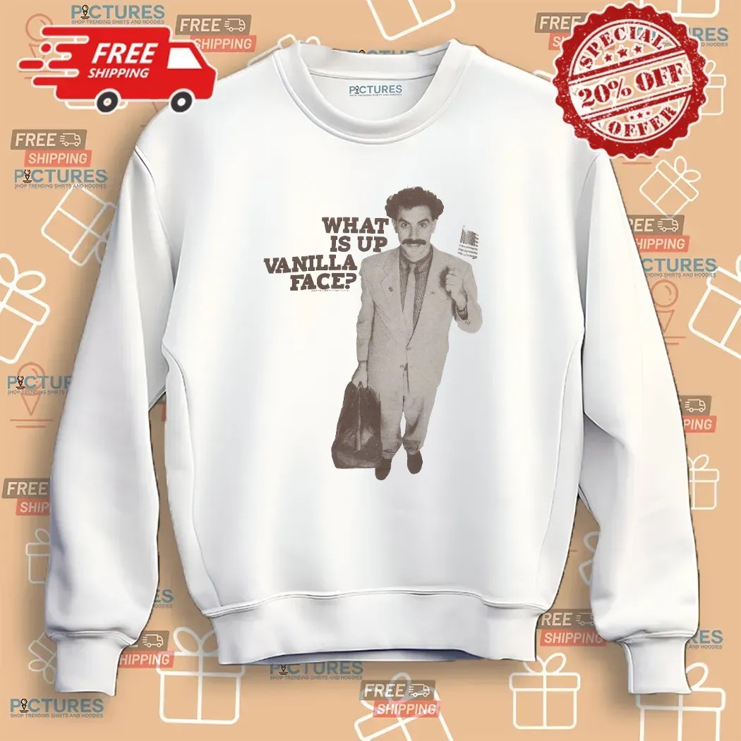 Drake Wears Borat What Is Up Vanilla Face T Shirt