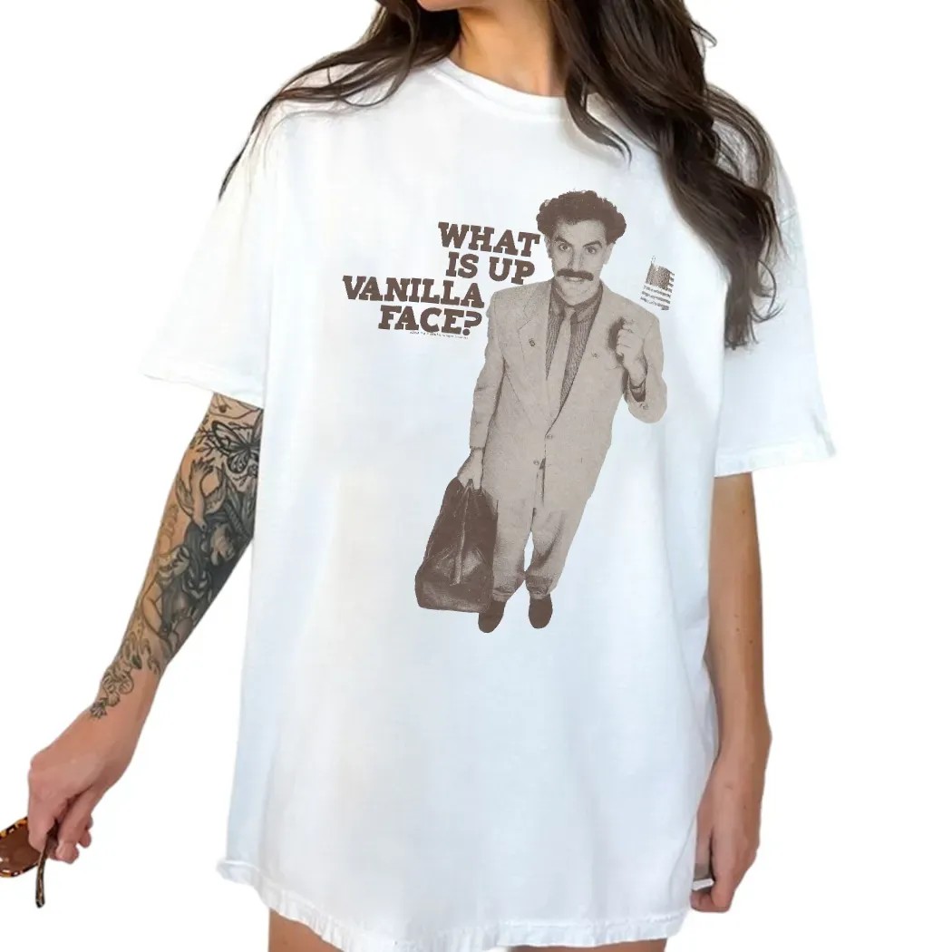 Drake Wears Borat What Is Up Vanilla Face T Shirt