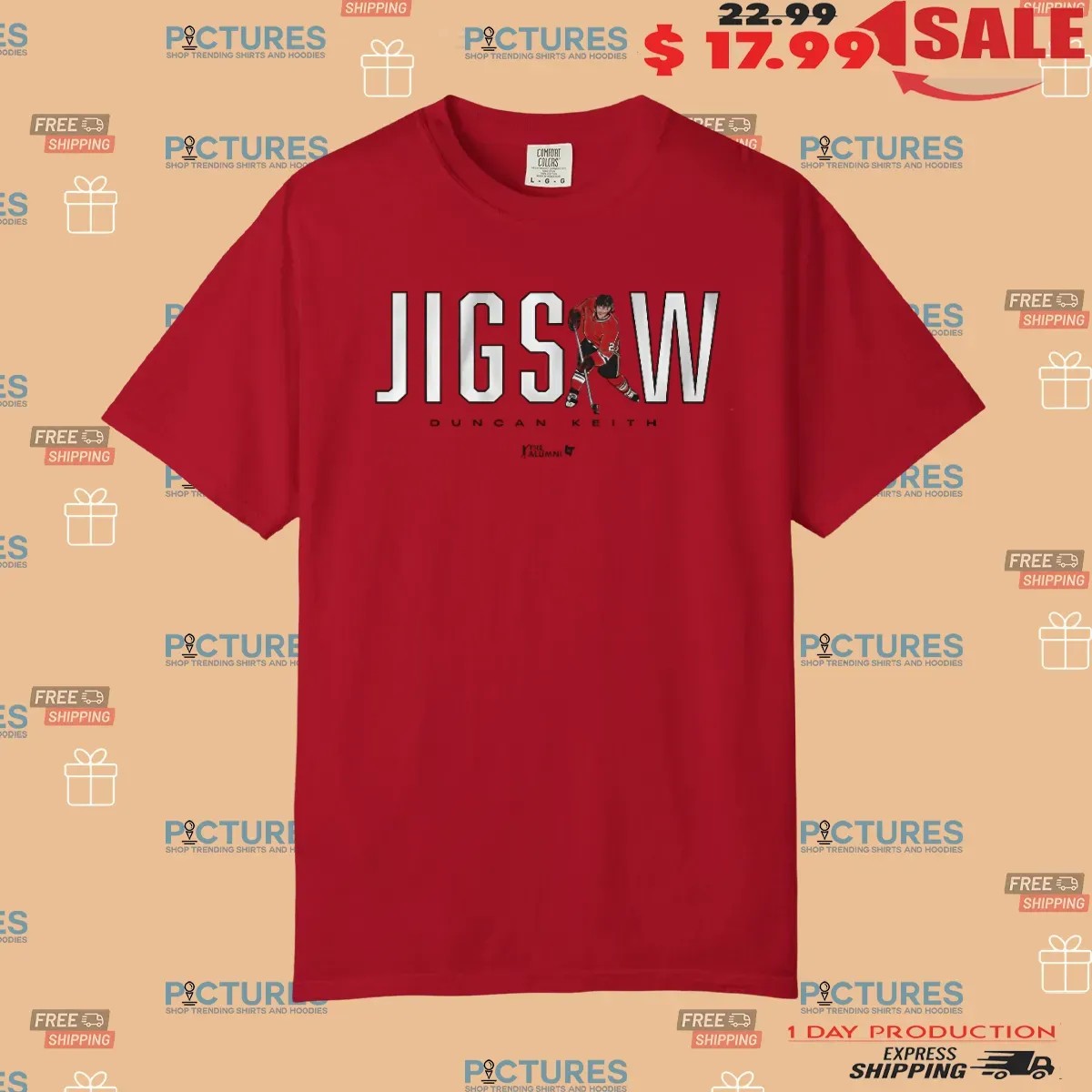 Duncan Keith Jigsaw The Alumni T Shirt