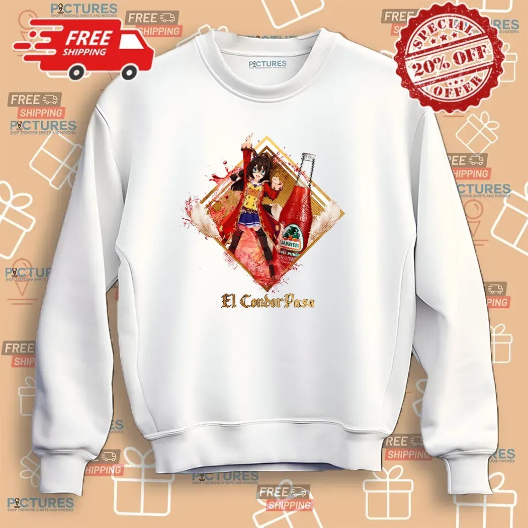El Condor Pasa Uma Musume Jarritos Fruit Punch Soda Mashup T Shirt