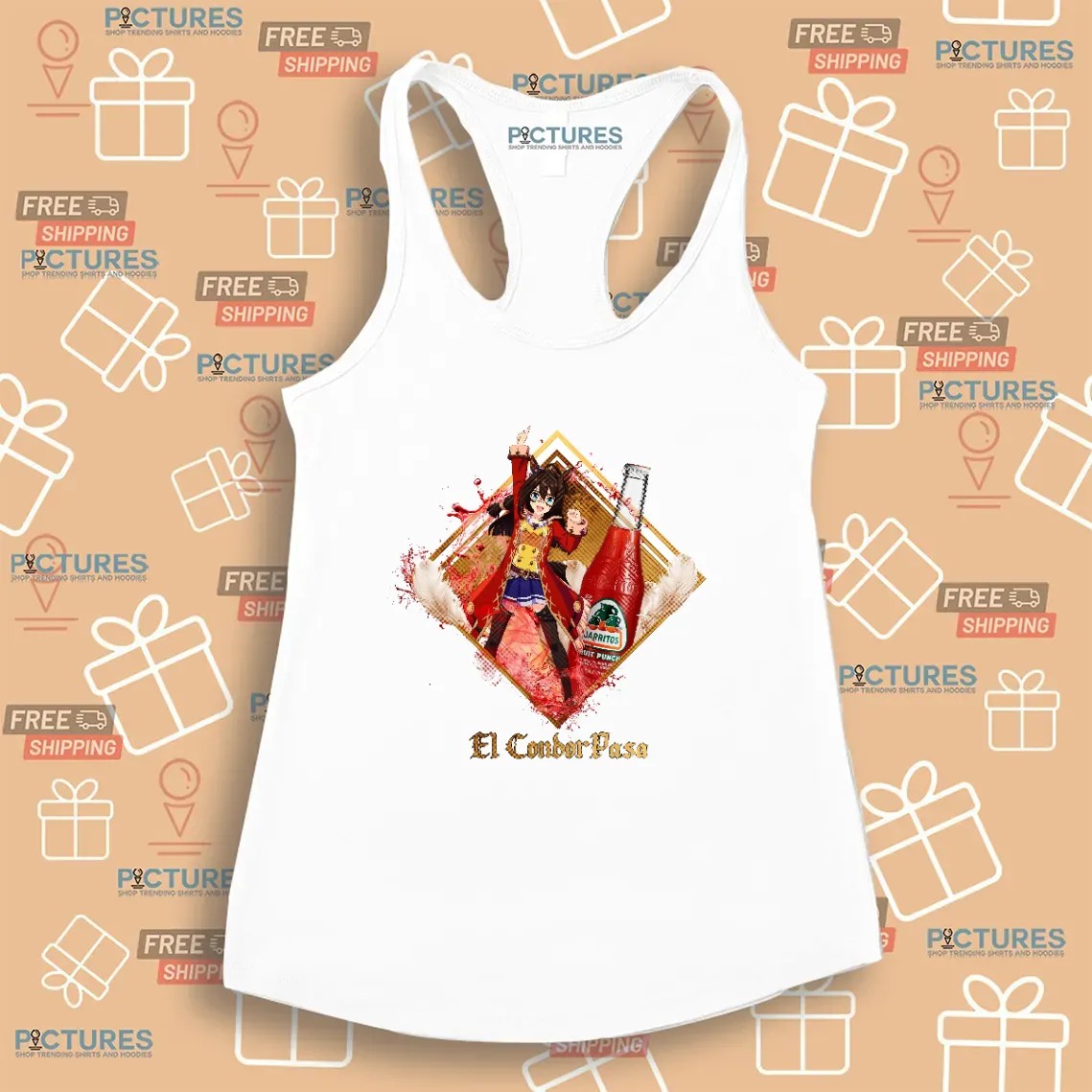 El Condor Pasa Uma Musume Jarritos Fruit Punch Soda Mashup T Shirt