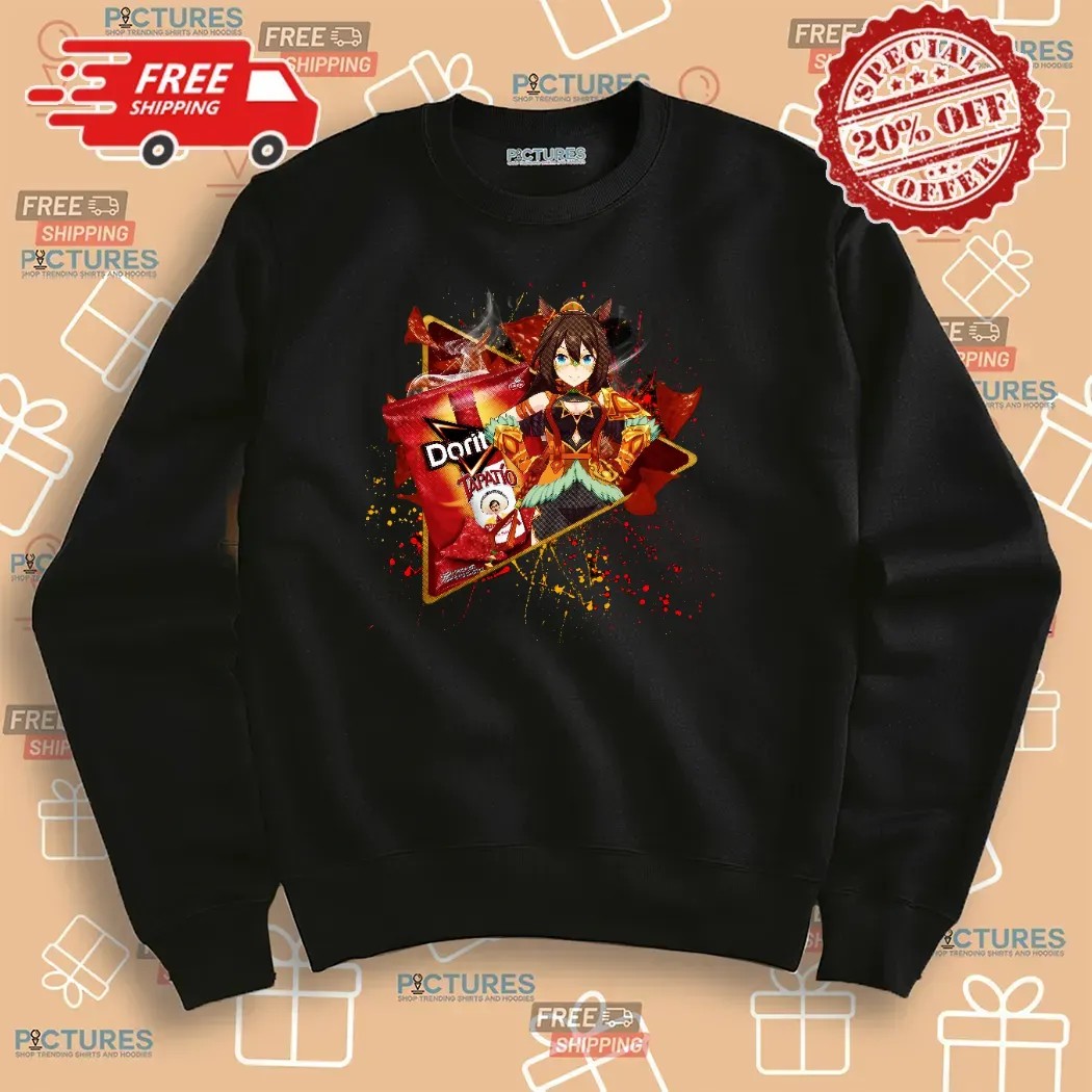 El Condor Pasa Uma Musume Pretty Derby Doritos Tapatio Salsa Picante Hot Sauce Flavored Tortilla Chips Anime T Shirt