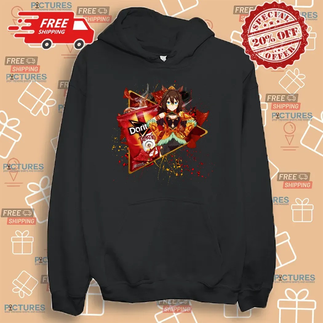 El Condor Pasa Uma Musume Pretty Derby Doritos Tapatio Salsa Picante Hot Sauce Flavored Tortilla Chips Anime T Shirt