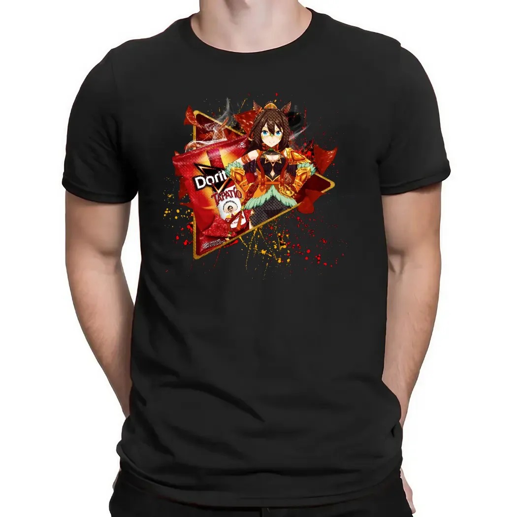 El Condor Pasa Uma Musume Pretty Derby Doritos Tapatio Salsa Picante Hot Sauce Flavored Tortilla Chips Anime T Shirt