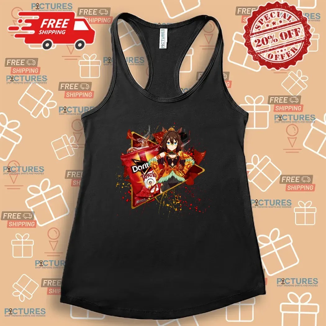 El Condor Pasa Uma Musume Pretty Derby Doritos Tapatio Salsa Picante Hot Sauce Flavored Tortilla Chips Anime T Shirt