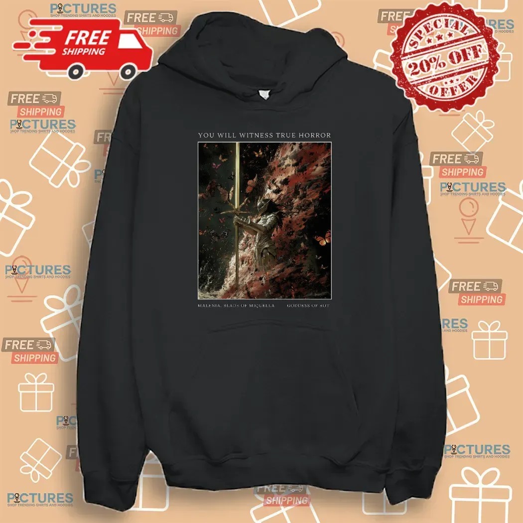 Elden Ring Malenia blade of miquella You Will Witness True Horror goddess of Rot Art T Shirt