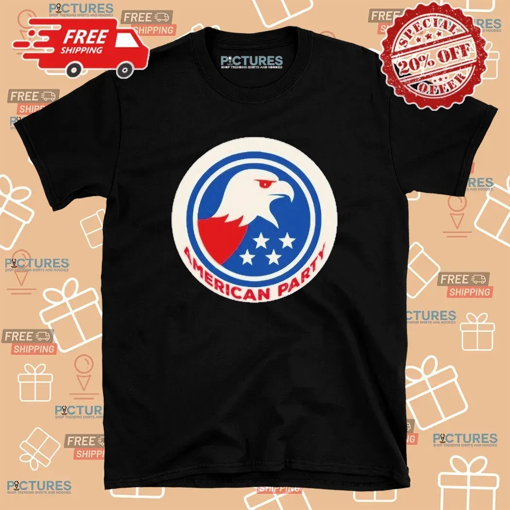 Elon Musk American Party Logo T Shirt