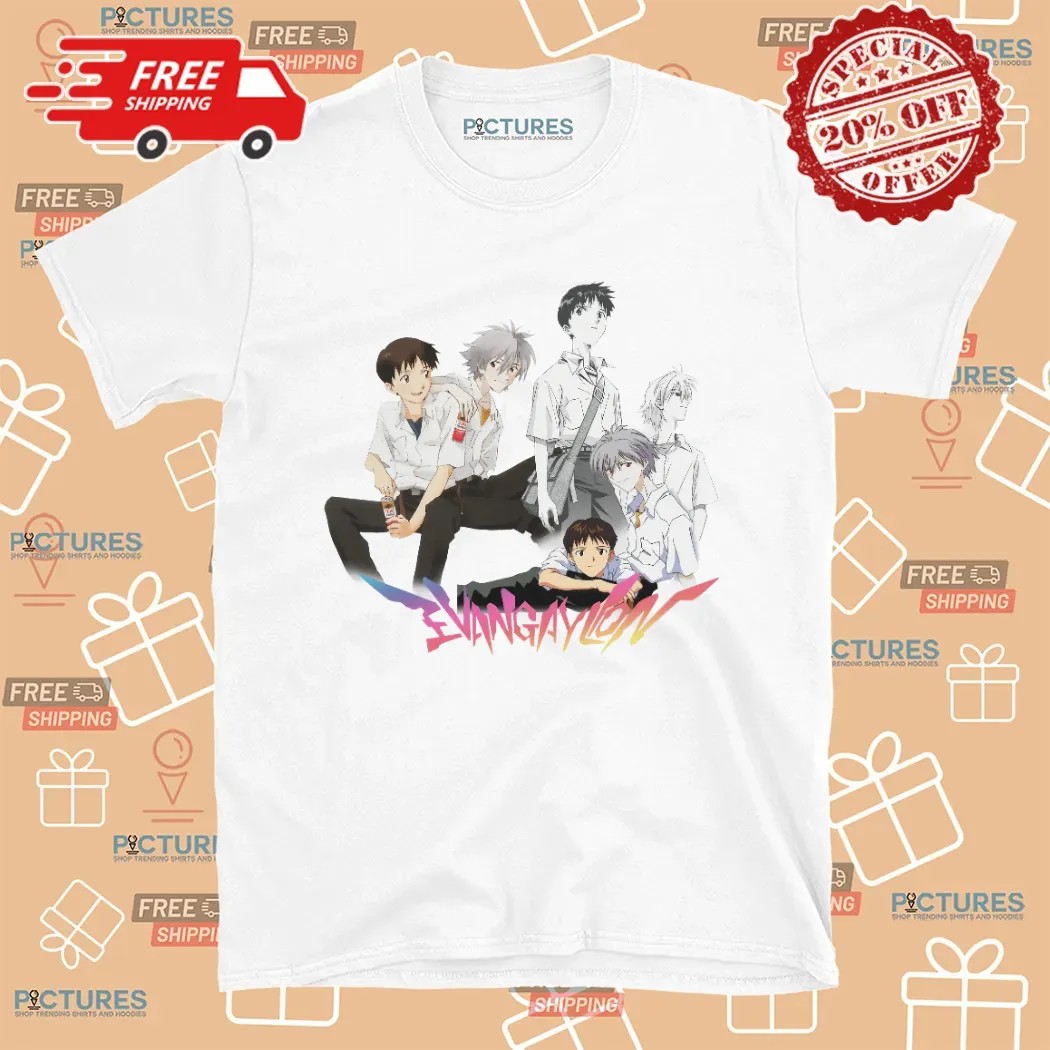 Evangaylion Neon Genesis Evangelion Shinji Ikari T Shirt