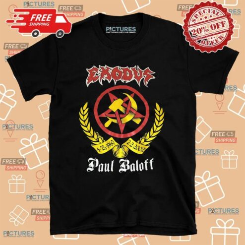 Exodus Paul Baloff 1960 2002 T Shirt