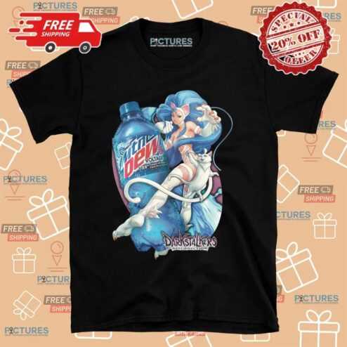 Felicia Capcom's Darkstalkers Resurrection Mountain Dew Voltage Mashup T Shirt