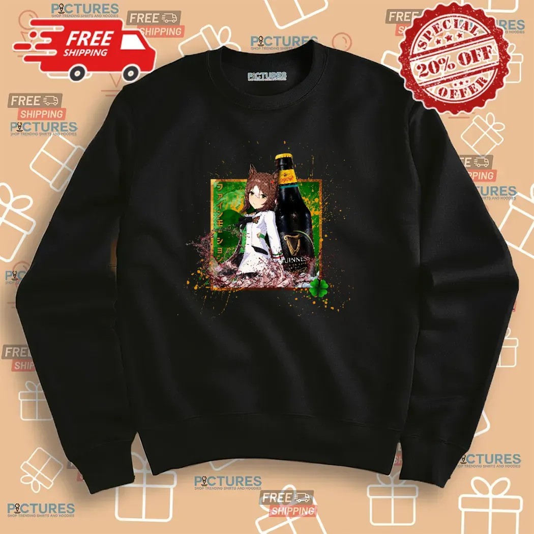 Fine Motion Uma Musume Pretty Derby Guinness Foreign Extra Stout Anime T Shirt Fine Motion Uma Musume Pretty Derby Guinness Foreign Extra Stout Anime T Shirt