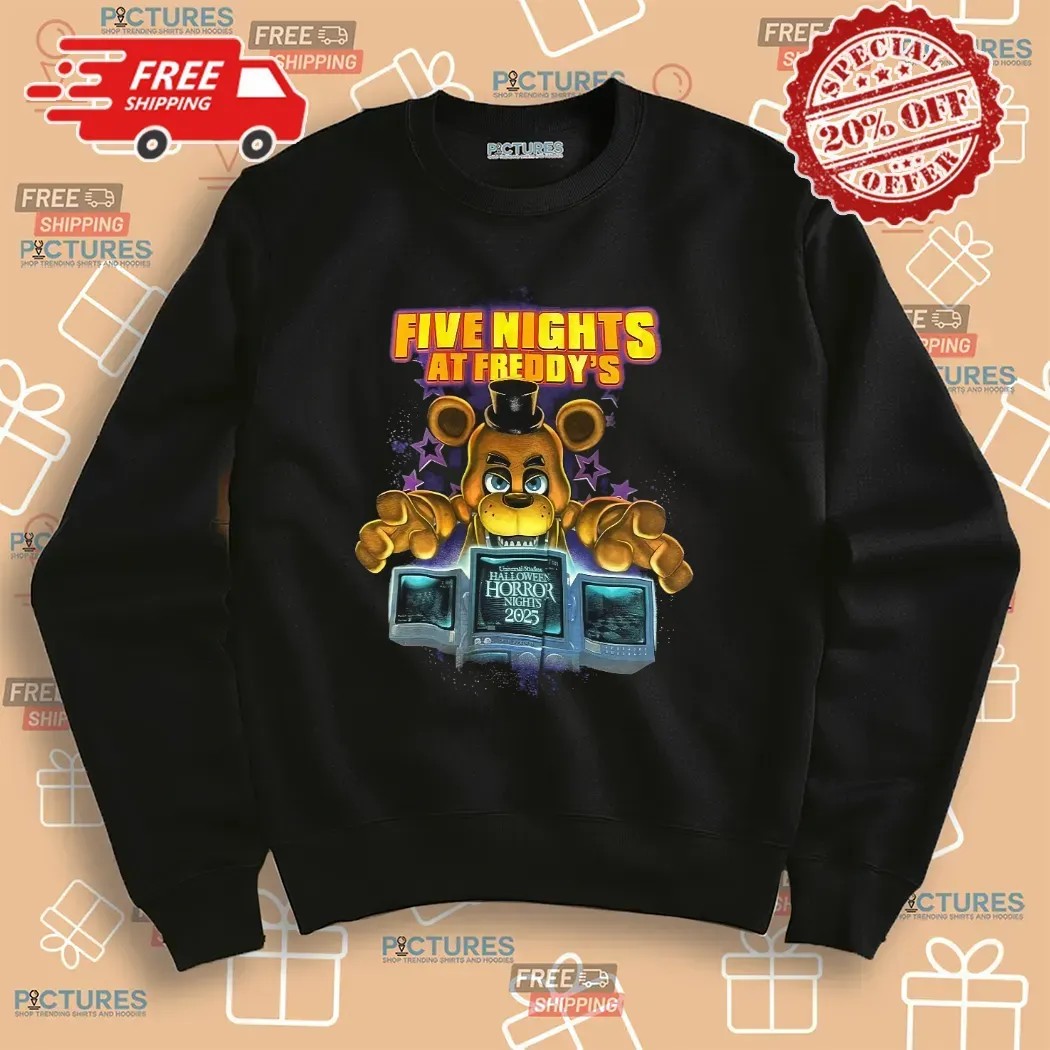 Five Nights At Freddy’s Halloween Horror Nights 2025 T Shirt