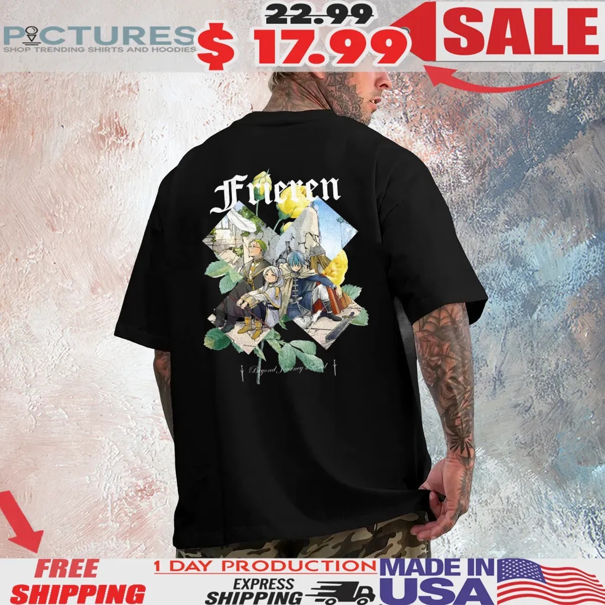 Frieren Beyond Journey's End Character T Shirt