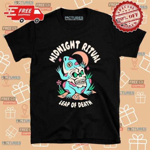 Frog Skull Midnight Ritual Leap Of Death T Shirt