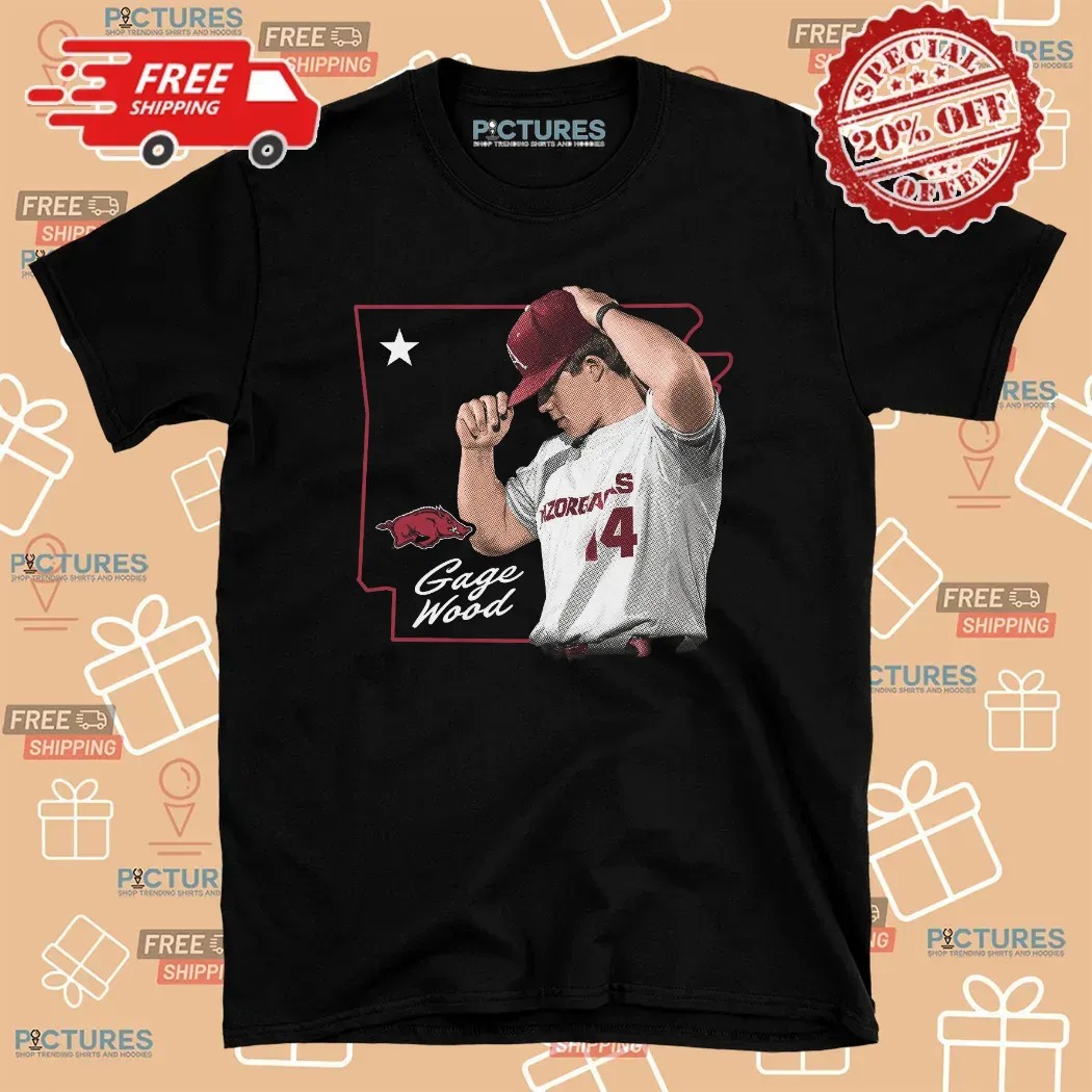 Gage Wood Portrait Black Hometown Series T Shirt