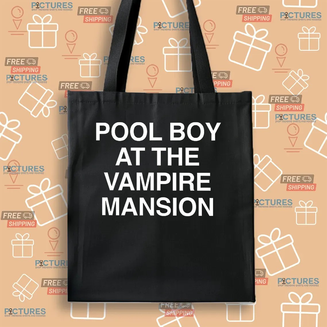 Gerard Way Wearing Pool Boy At The Vampire Mansion T Shirt