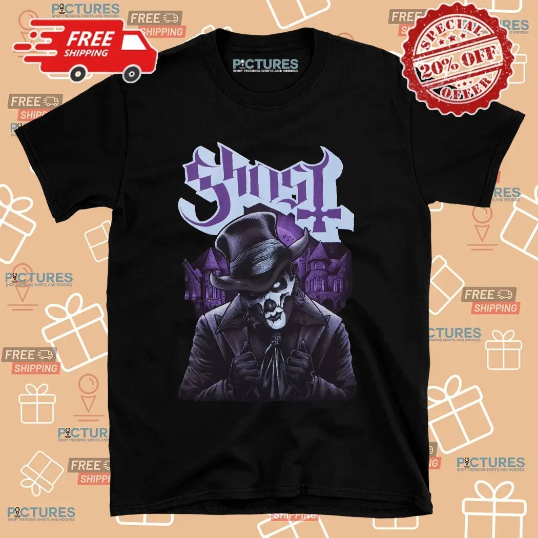 Ghost Papa V Perpetua Top Hat Night Shirt