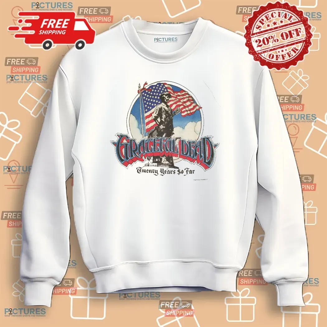 Grateful Dead 1985 Twenty Years So Far Vintage Band T Shirt Grateful Dead 1985 Twenty Years So Far Vintage Band T Shirt