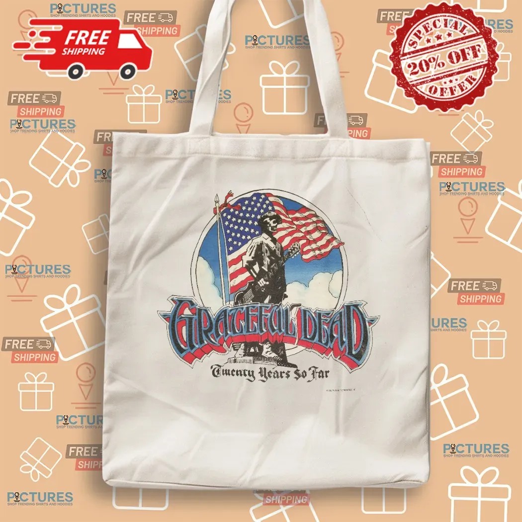 Grateful Dead 1985 Twenty Years So Far Vintage Band T Shirt Grateful Dead 1985 Twenty Years So Far Vintage Band T Shirt