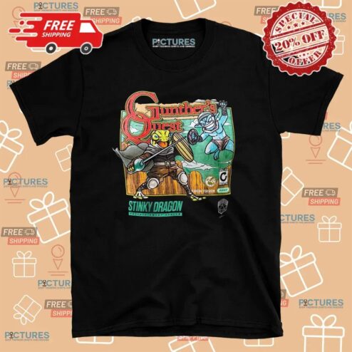 Gunther's Quest Ninja Stinky Dragon Entertainment System T Shirt