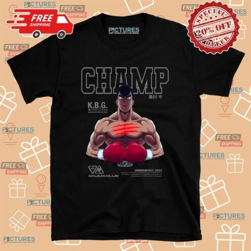 Hajime no Ippo Kamogawa Mamoru Takamura Boxer Manga T Shirt