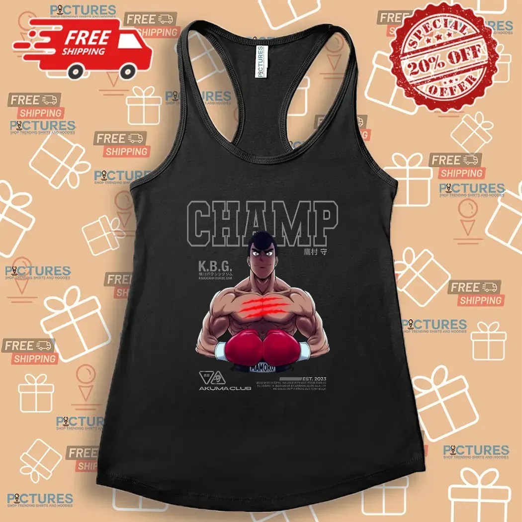 Hajime no Ippo Kamogawa Mamoru Takamura Boxer Manga T Shirt