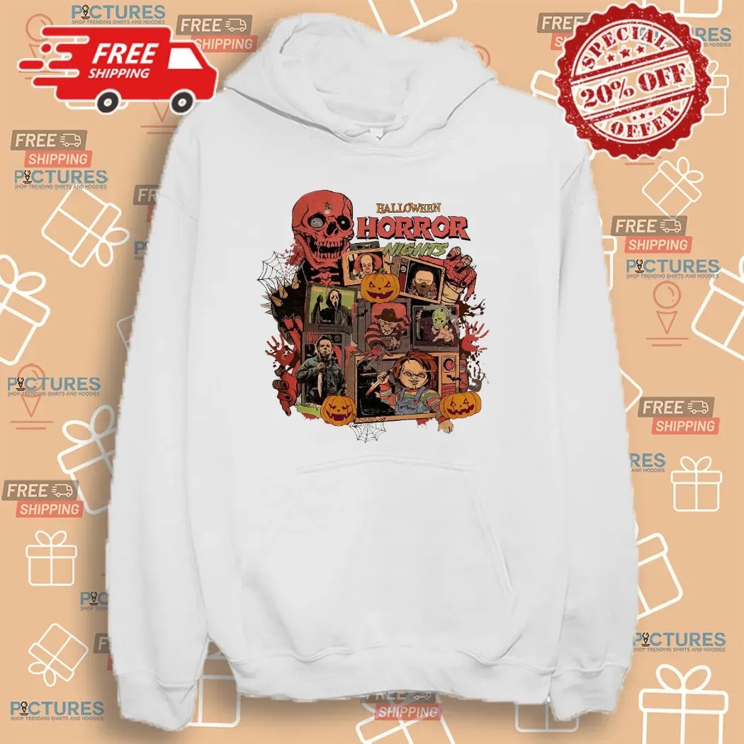 Halloween Horror Night Horror Movie Characters Vintage T Shirt
