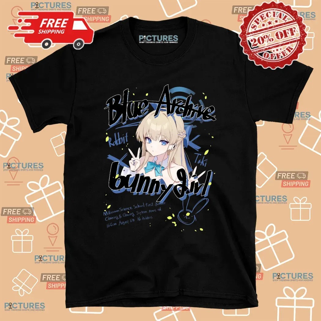Ham Star Venue Asukauma Blue Archive Toki Bunny Girl Rabbit T Shirt