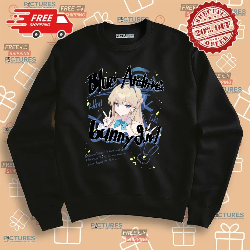 Ham Star Venue Asukauma Blue Archive Toki Bunny Girl Rabbit T Shirt