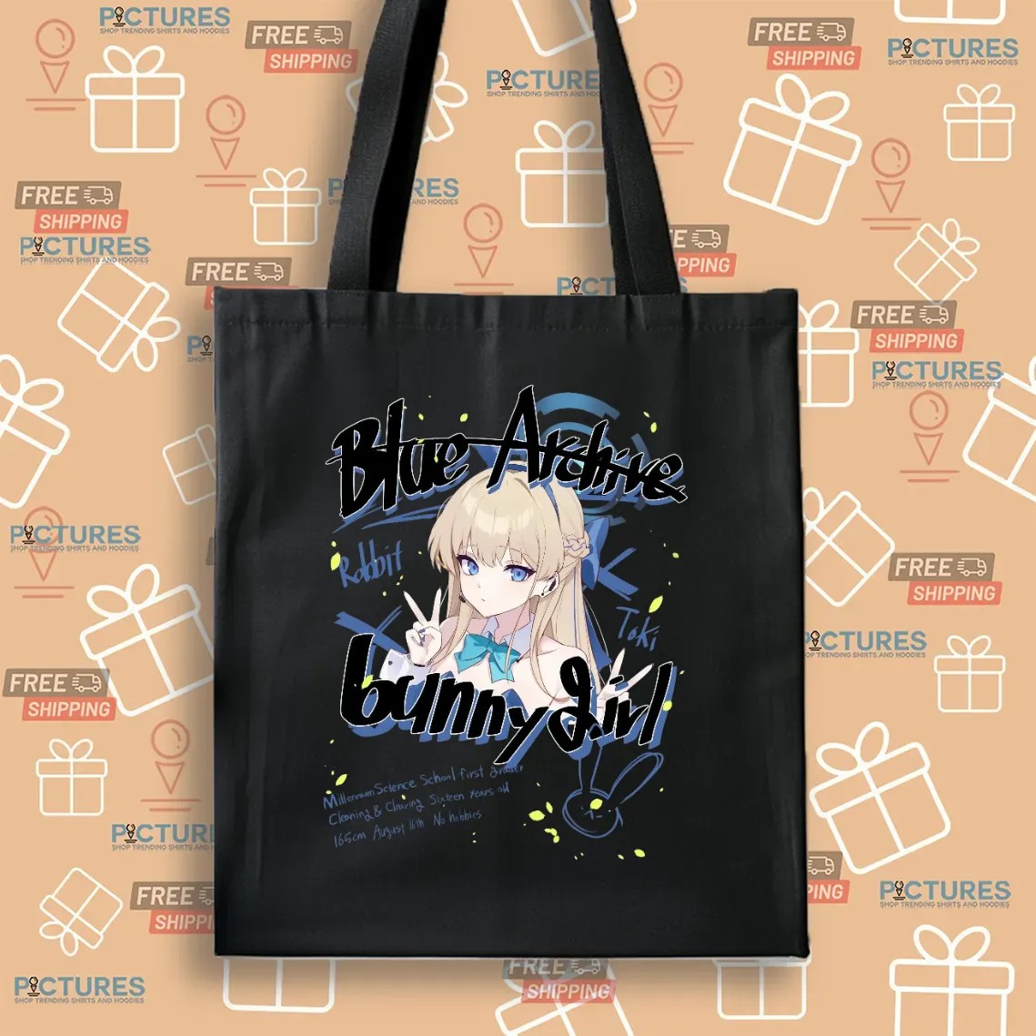 Ham Star Venue Asukauma Blue Archive Toki Bunny Girl Rabbit T Shirt