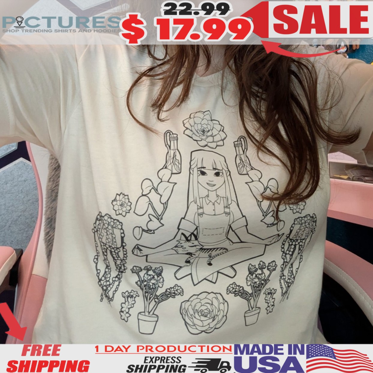 Hannah Roxas Zen Garden T Shirt