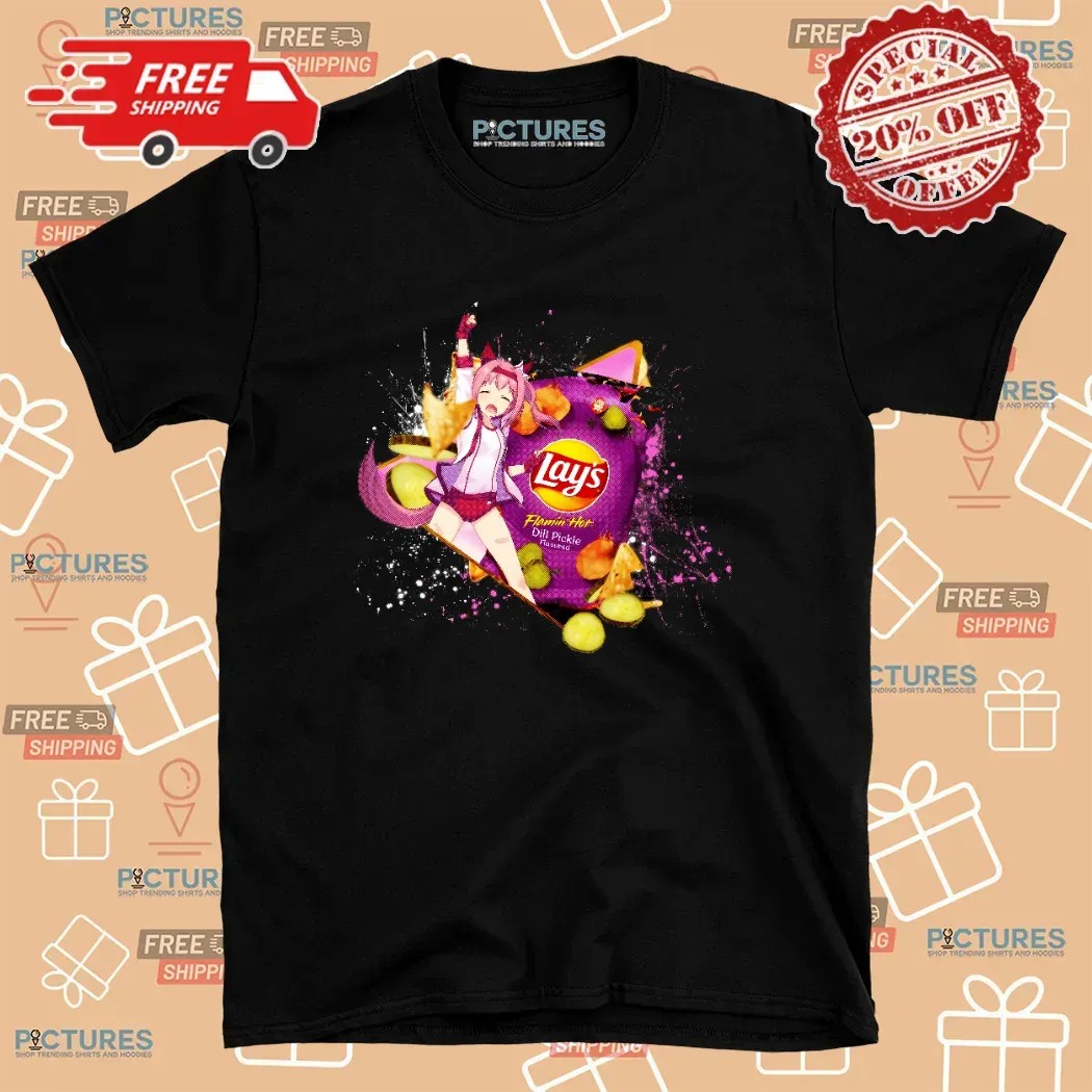 Haru Urara Uma Musume Pretty Derby Lay's Flamin' Hot Dill Pickle Flavored Potato Chips T Shirt