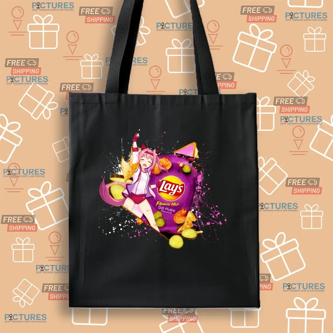 Haru Urara Uma Musume Pretty Derby Lay's Flamin' Hot Dill Pickle Flavored Potato Chips T Shirt