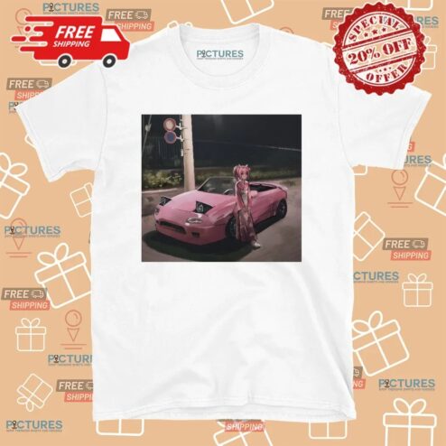 Haru Urara Uma Musume Pretty Derby Pink Mazda Miata Anime T Shirt