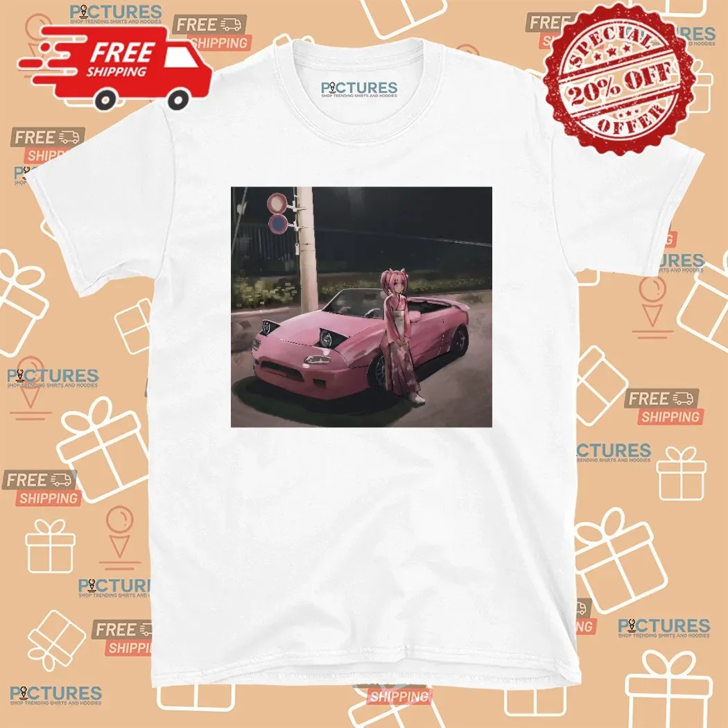 Haru Urara Uma Musume Pretty Derby Pink Mazda Miata Anime T Shirt