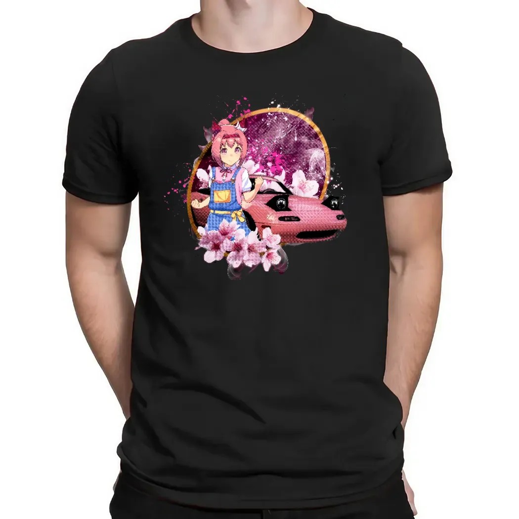 Haru Urara Uma Musume Pretty Derby Pink Mazda Miata Sakura Anime T Shirt