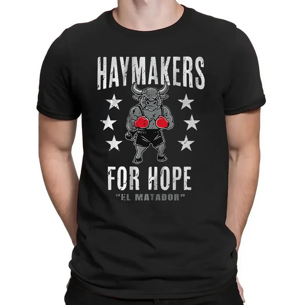 Haymakers For Hope Stu Dyer El Matador Boxing Bull T Shirt