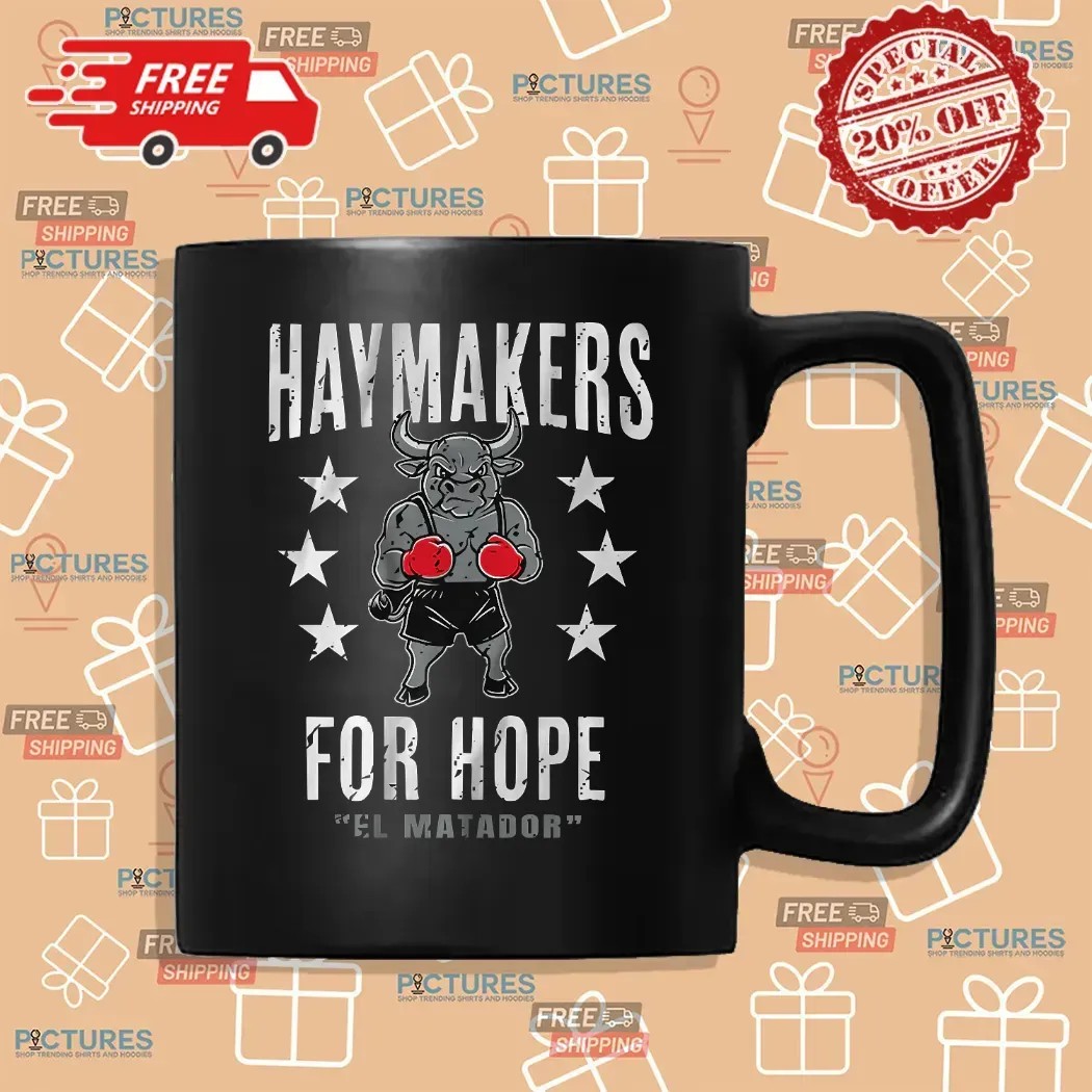 Haymakers For Hope Stu Dyer El Matador Boxing Bull T Shirt