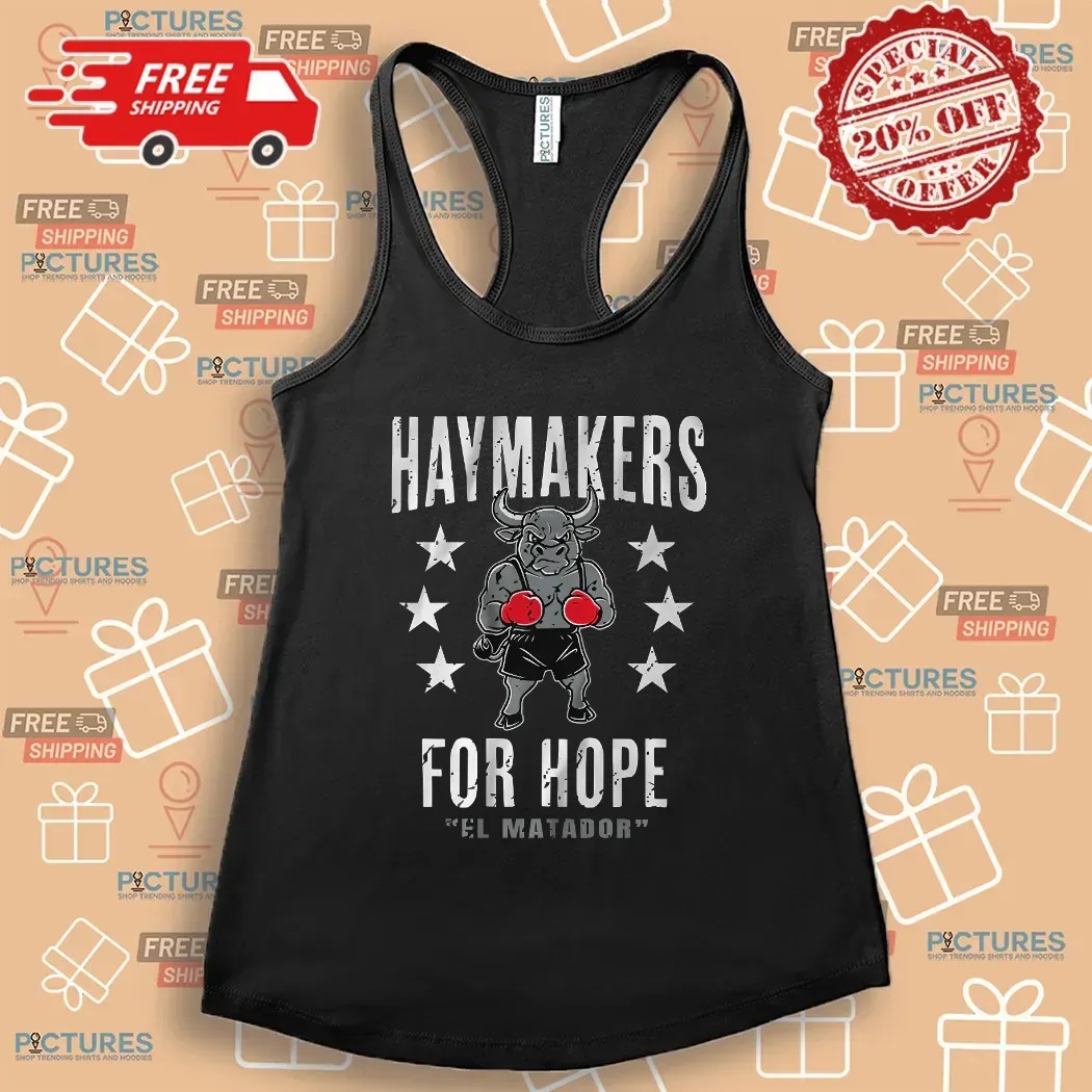 Haymakers For Hope Stu Dyer El Matador Boxing Bull T Shirt