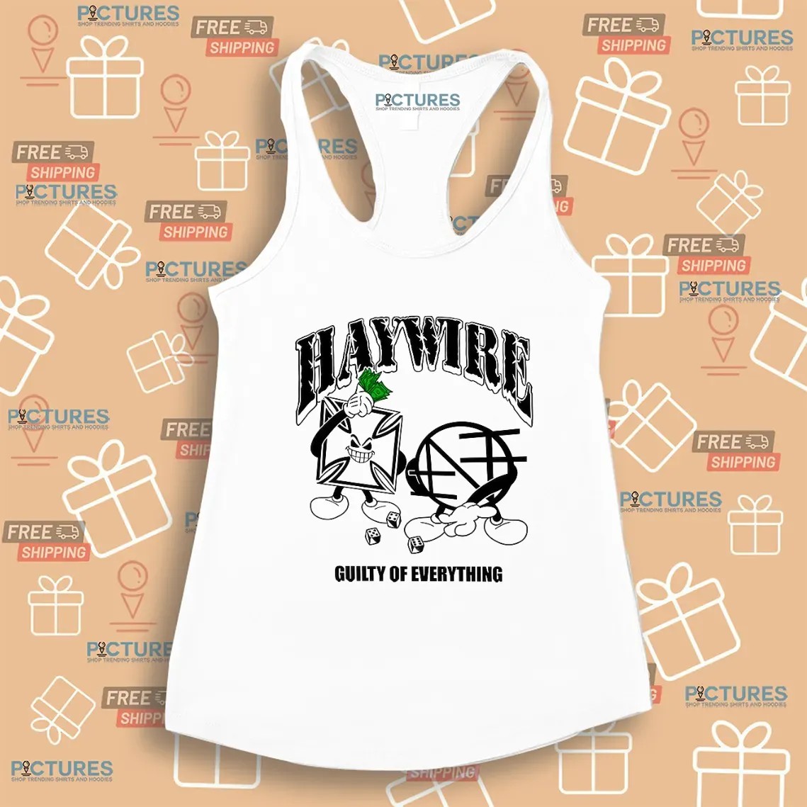 Haywire Guilty of Everything Nothing Conditioned for Demolition T Shirt