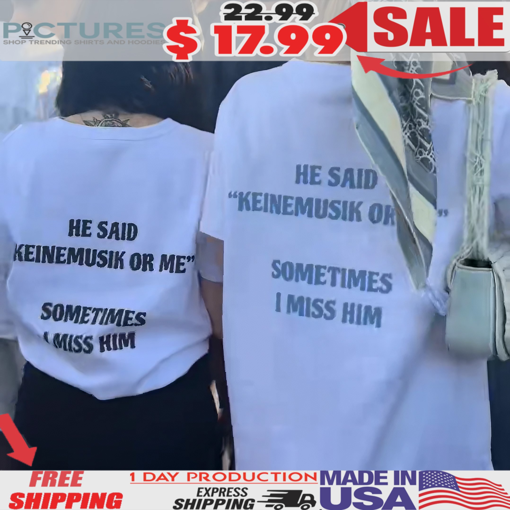 He Said Keinemusik Or Me Sometimes I Miss Him Concert T Shirt