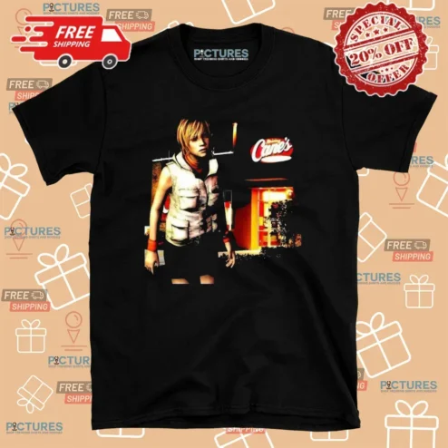Heather Mason Silent Hill At Raising Cane’s Restaurants Vintage T Shirt