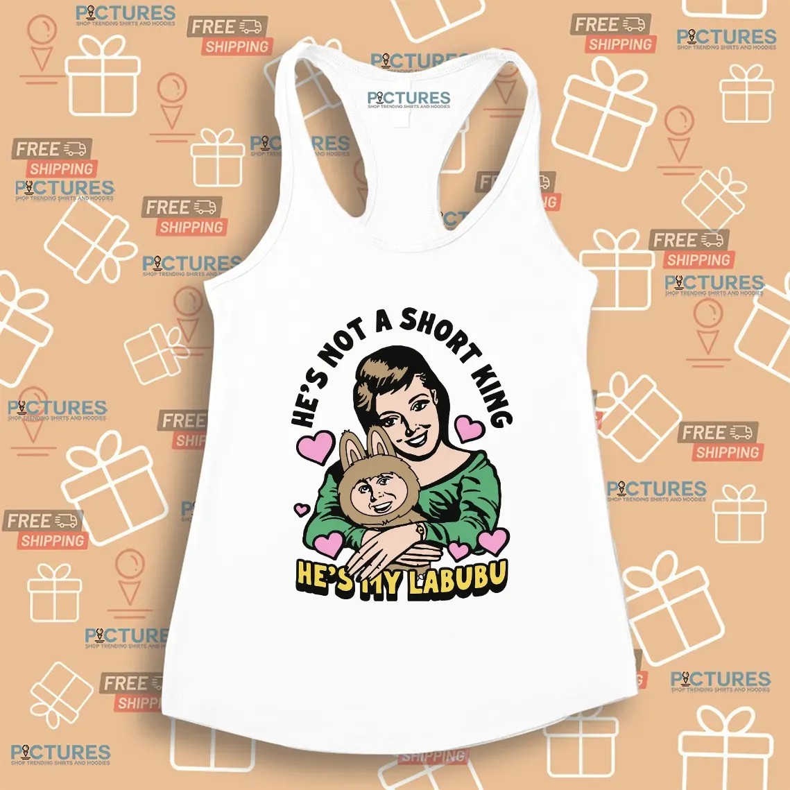 He's Not A Short King He's My Labubu Meme T Shirt