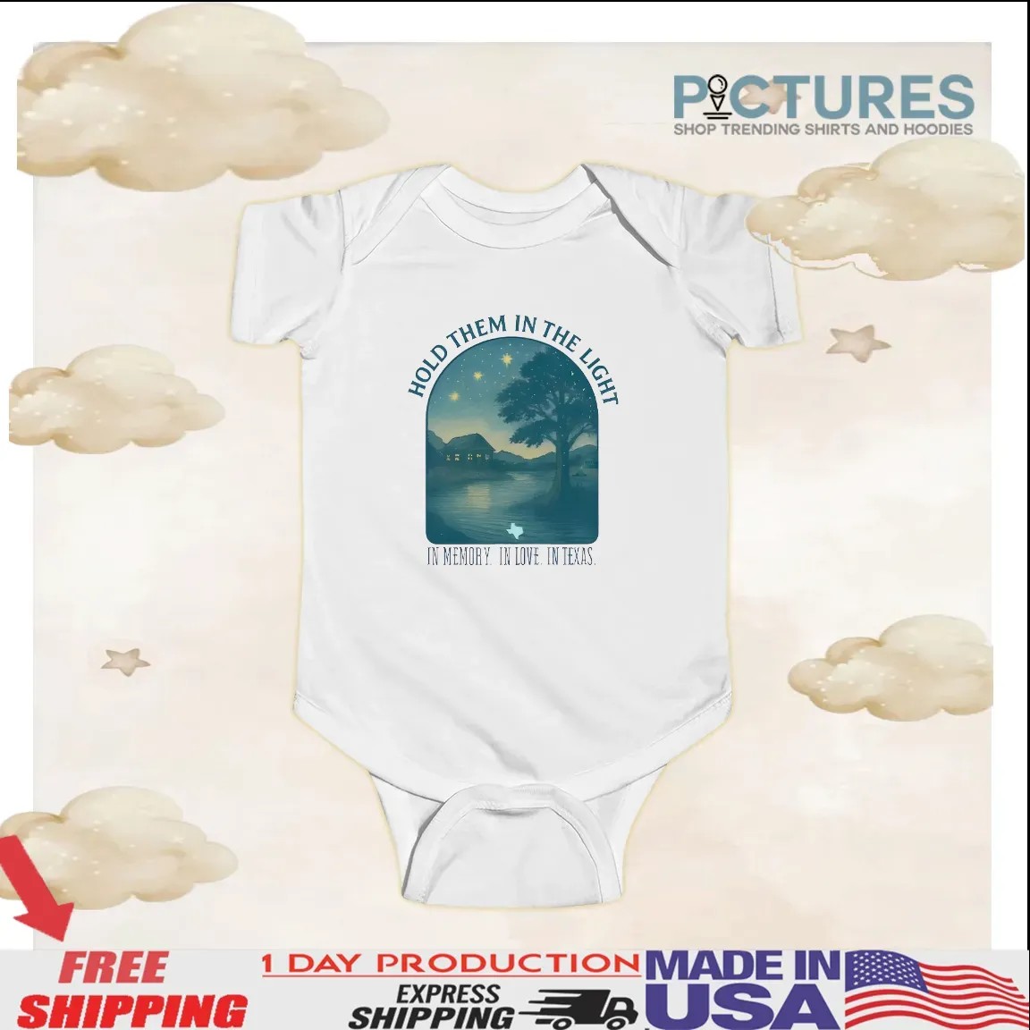 Hold Them In The Light In Memory In Love In Texas T Shirt