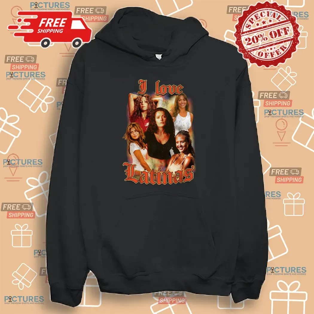 I LOVE LATINAS Vintage Bootleg T Shirt