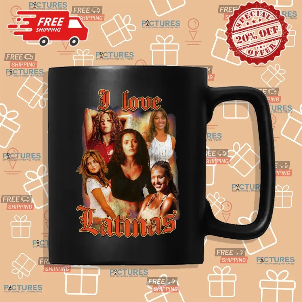 I LOVE LATINAS Vintage Bootleg T Shirt