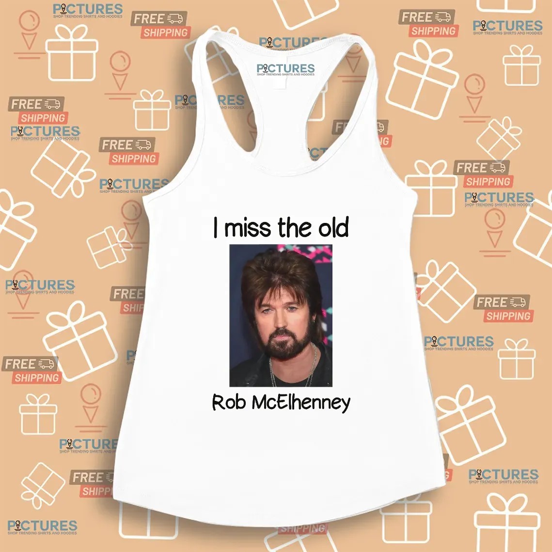 I Miss the Old Rob McElhenney Billy Ray Cyrus Photo Meme T Shirt