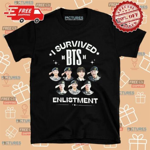 I Survived BTS Enlistment T Shirt